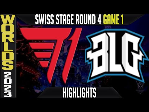 T1 vs BLG Highlights Game 1 | S13 Worlds 2023 Swiss Stage Day 8 Round 4 | T1 vs Bilibili Gaming G1