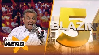 Blazin' 5: Colin's picks for 2017-18 NFL Week 3 | THE HERD