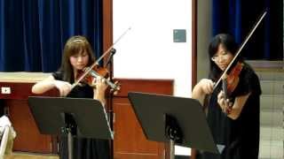 LeClair #4 violin sonata performed by Amanda Lin & Hsin Chun Shih