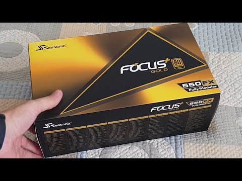 Seasonic FOCUS PLUS 550 Gold - Unboxing, Installing & Test