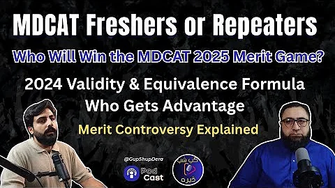 MDCAT Merit Update | Freshers or Repeaters | Who Will Win MDCAT 2025 Merit Game? Merit Drop or Rise