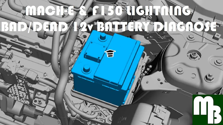 Ford Mustang Mach E F150 Lightning Dead 12v Battery Diagnosis - Electrical Drain Security Alarm Code