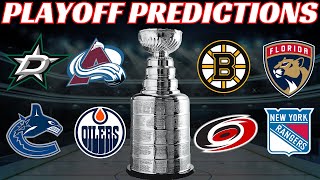 2024 NHL Stanley Cup Playoff Predictions - Round 2