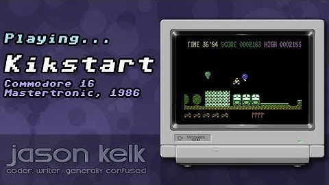 Playing Kikstart (C16)