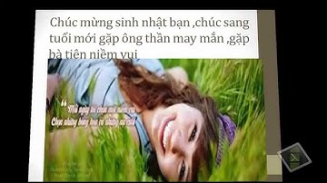 10 câu chúc mừng sinh nhật hay và có ý nghĩa nhất