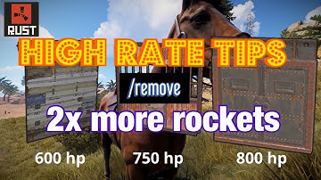 Rust - High Rate Tips: Garage Door vs Shop Front vs Armored Door - What