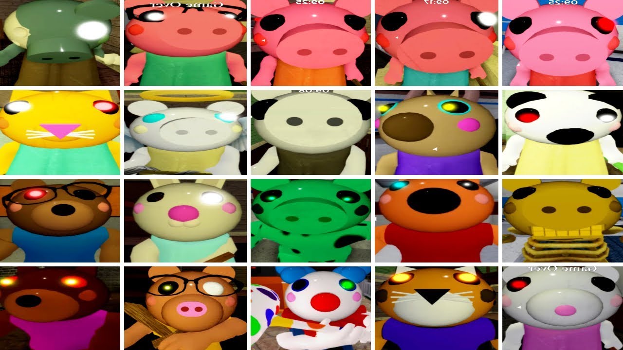 Roblox Piggy All Jumpscares No Delay Youtube - piggy roblox characters jumpscares
