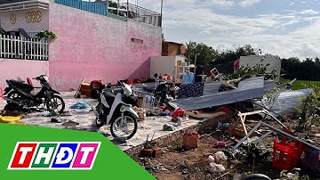 Đồng Tháp: Giông lốc làm sập 7 căn nhà tại phường Mỹ Trà | THDT