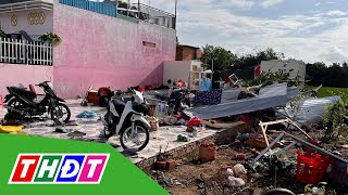 Dong Thap Storms And Strong Winds Destroy 7 Houses In My Tra Ward  Thdt
