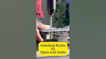 Structural Go-Lock Structural Blind Rivets#interlock rivet#kseet rivet VS Open End Blind Rivets
