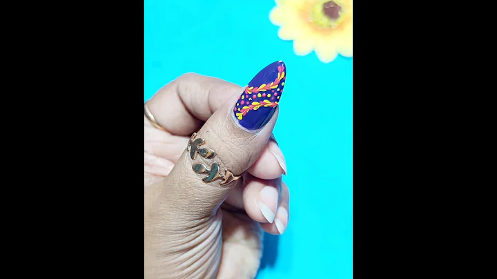 Simple nail art design at home 💅❣️ #youtubeshorts #shorts #viralshorts #nailart #naildesign #nails