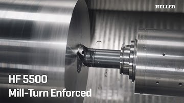 🌀Mill Turn Enforced  I  🚀High Performance Cutting on HELLER HF 5500