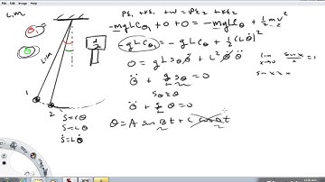 mechanical vibration ex 2 simple pendulum