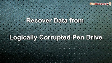 Easy to recover data from pen drive if pen drive shows error