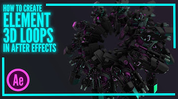 How to Create Satisfying 3D Loops | After Effects Tutorial | VC ELEMENT 3D | PixFX