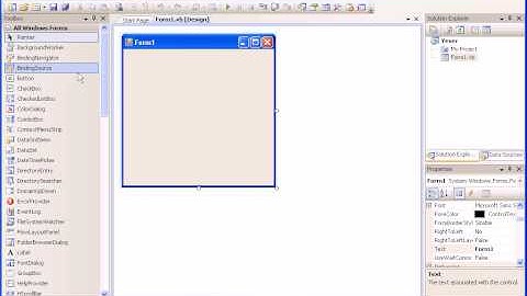 Tutorial 2: Visual Basic 2008 - The beginnings of Visual Basic 2008.