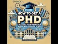 How to Get a PhD: Episode 1 - Choosing Your Institution and Field of Study