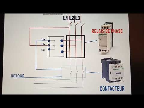 relais de Phase fonctionement et câblage
