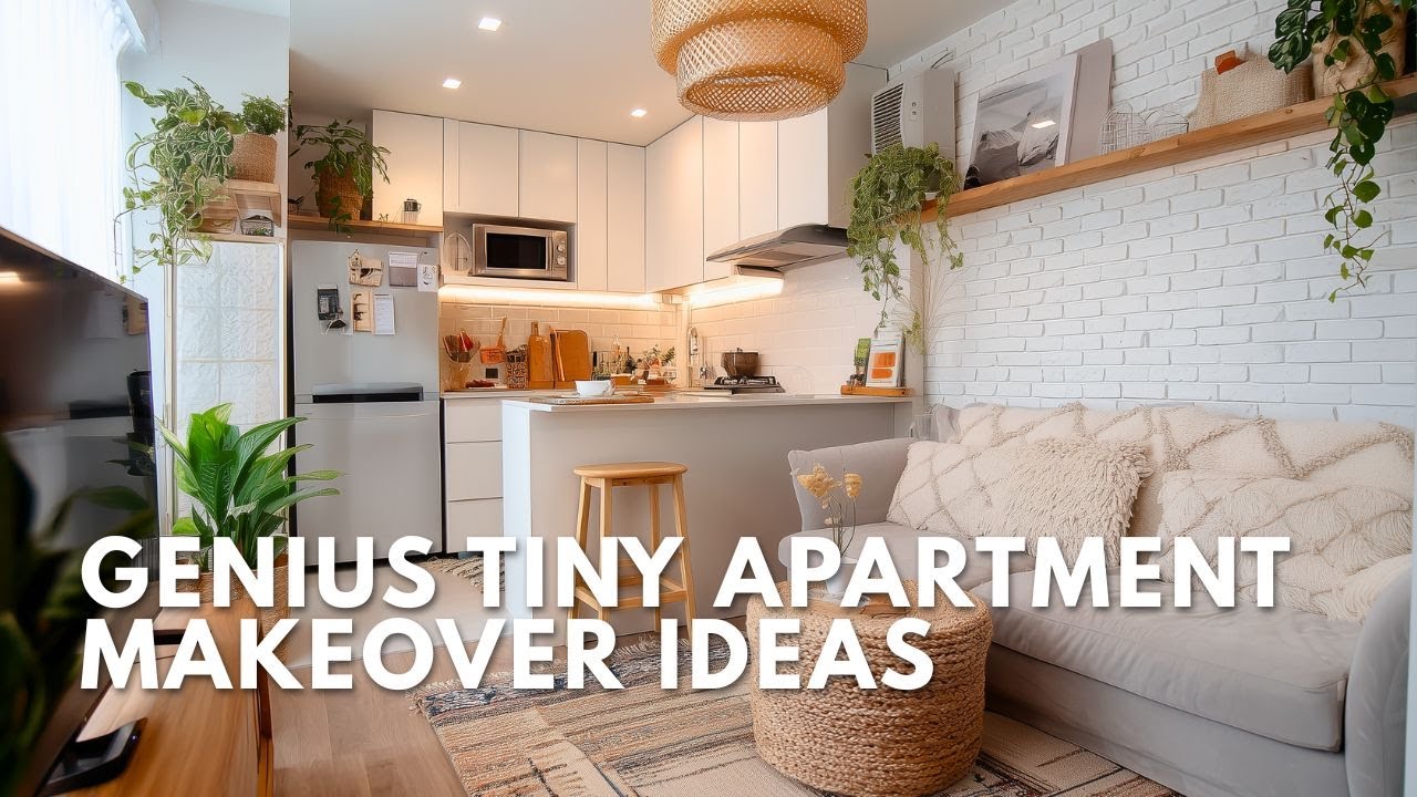 Genius Tiny Apartment Makeover Ideas to Instantly Maximize Space ...