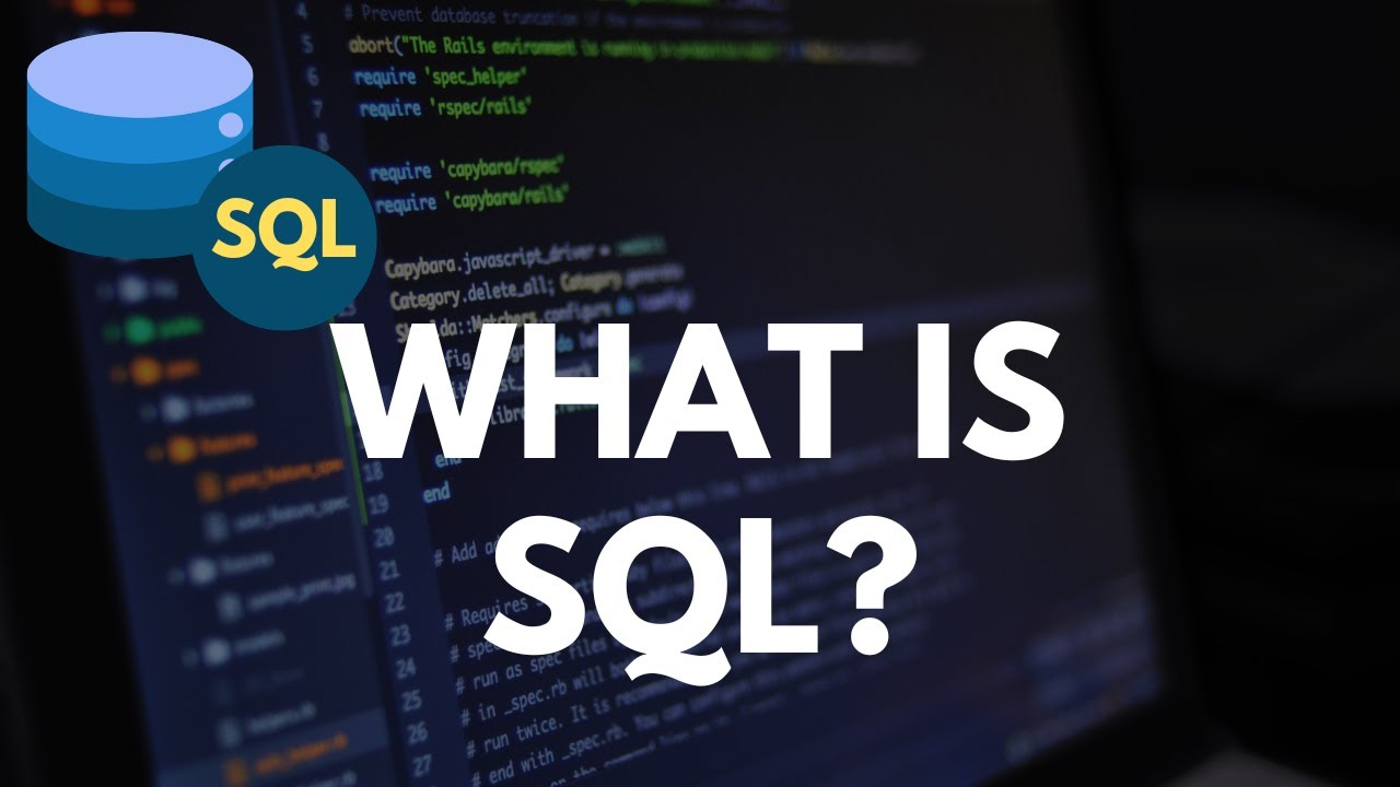 What is SQL? What do you need help with? - YouTube