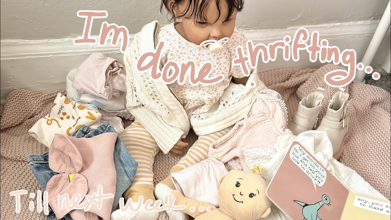 HUGE thrift haul for my reborns!😮🩰🤍🍼+ a chat, upcoming things, and some thrift tips!