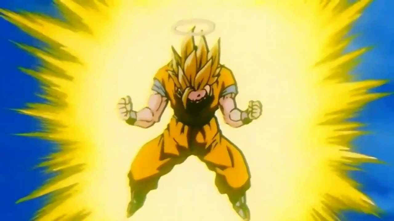 Goku Goes Super Saiyan 3 For The First Time Hd 1080p Youtube