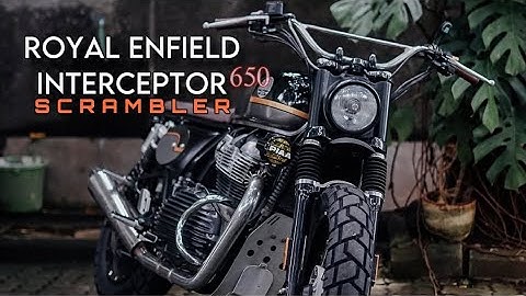 SCRAMBLER | Royal Enfield Interceptor 650 Custom by Katros Garage