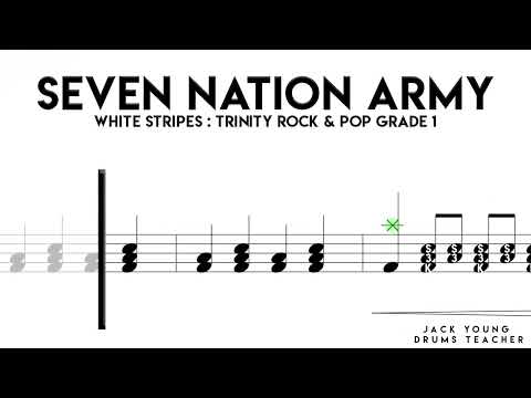Seven Nation Army - Trinity Rock & Pop Drums Grade 1 OLD