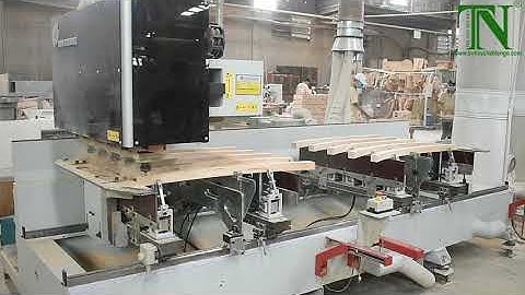 MÁY KHOAN LẮC MỘNG ÂM CNC YOM 5D TẠI MÁY CHẾ BIẾN GỖ TN