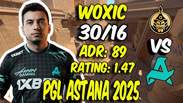 Aurora woxic (30/16) vs The MongolZ (Anubis) @ PGL Astana 2025 | CS2 POV