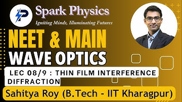 Wave Optics Lecture 08/9 | Spark Physics : NEET & MAIN Series | Class XII | Sahitya Roy(IIT KGP)