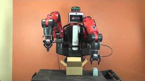 Packaging Demo of Baxter Robot using 2-Finger Adaptive Robot Grippers from Robotiq