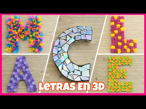 Video: Cómo Decorar Una Letra