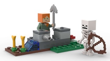 Lego 30394 The Skeleton Defense Speed Build LDD by PLegoBB