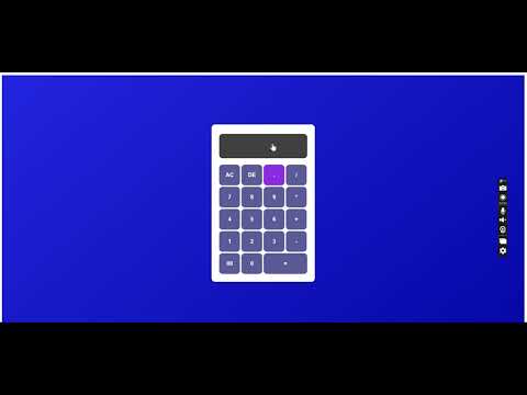 calculator using React js and hosting on Vercel || Coding ninjas project