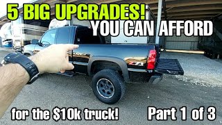 5 GREAT UPGRADES for used trucks!  Featuring The $10k Truck!