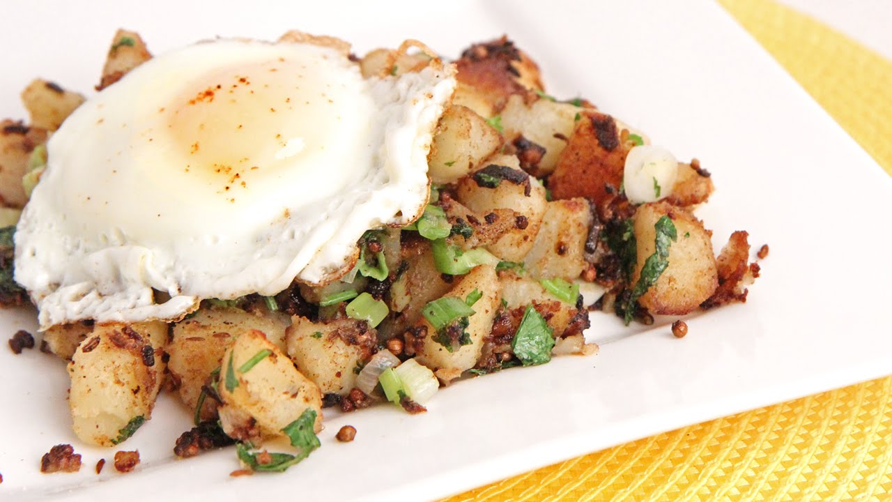 Indian Spiced Potato Hash (Inspired) Recipe - Laura Vitale - Laura in the Kitchen Episode 962