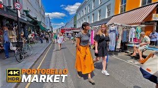 LONDON Walk ?? Portobello Road Market  - A stroll down Portobello Road on a Saturday afternoon ️