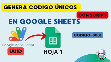Cómo Crear Códigos Únicos y UUIDS con SCRIPT en Google Sheets