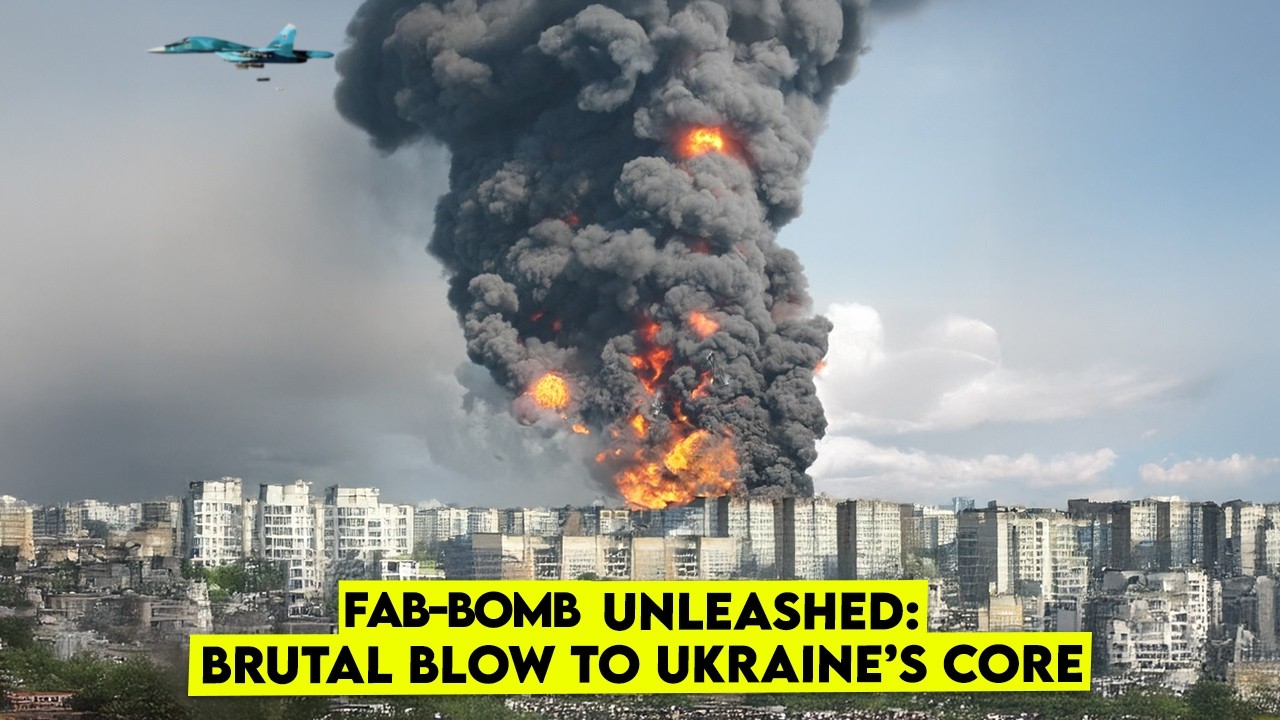 Shocking! Zaporozhye Hit Hard—Russia Unleashes Brutal FAB Bomb Blitz on Hidden Military Bases