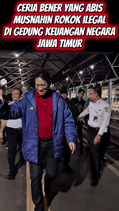 menteri yg omongannya bida dipegang... disikat beneran Loh rokok ilegal #purbayayudhisadewa #menkeu