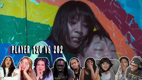 Youtubers REACTIONS to Player 120 vs Player 202 | SQUID GAME Season 3 episode 2 Mashup | Netflix