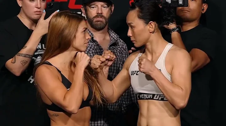 Mackenzie Dern vs. Xiaonan Yan - Weigh-in Face-Off - (UFC Fight Night: Dern vs. Yan) - /r/WMMA