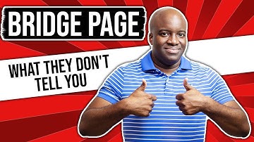 BRIDGE PAGE FUNNEL - (HOW TO INCREASE CONVERSIONS)