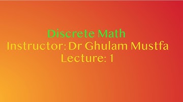 Lecture # 1 Discrete Math - Propositional Logic (Urdu/Hindi)