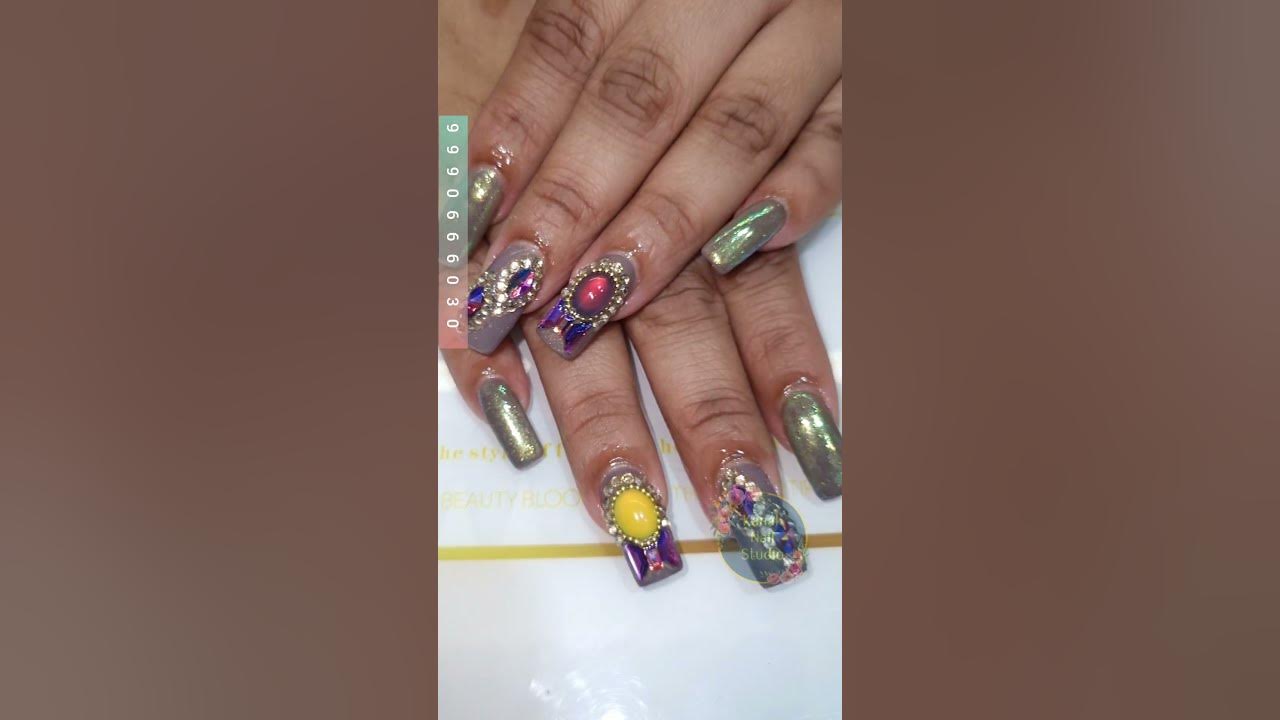 Nail Art done by KANAK NAIL STUDIO YouTube