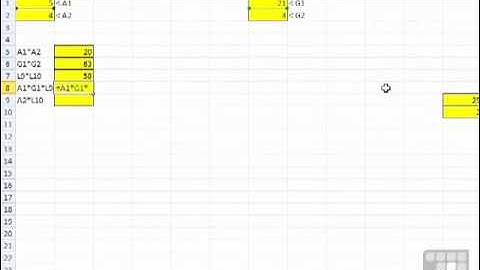 Getting Started with Basic Math Formulas - Microsoft Excel 2010 Tutorial
