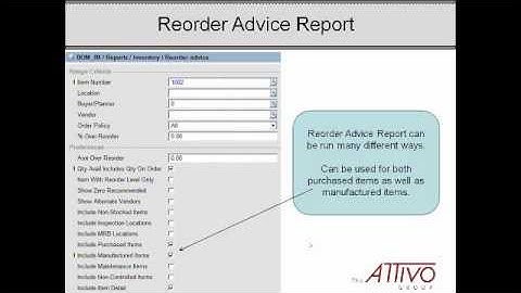 Inventory Control Techniques for Macola part 5