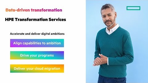 HPE Transformation Services to shape your cloud operating model | Short Take