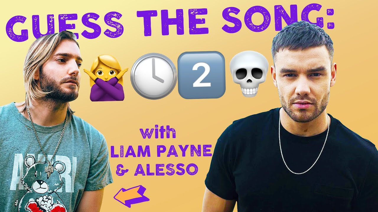 Liam Payne & Alesso Guess The Songs From The Emojis